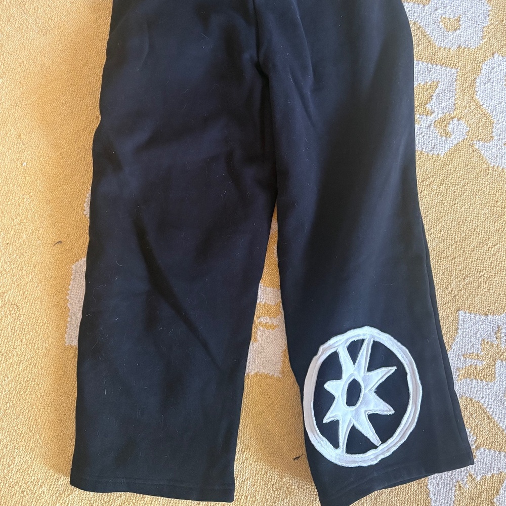 BSLM Patched Sweatpants Black XS - Picture 2 of 6
